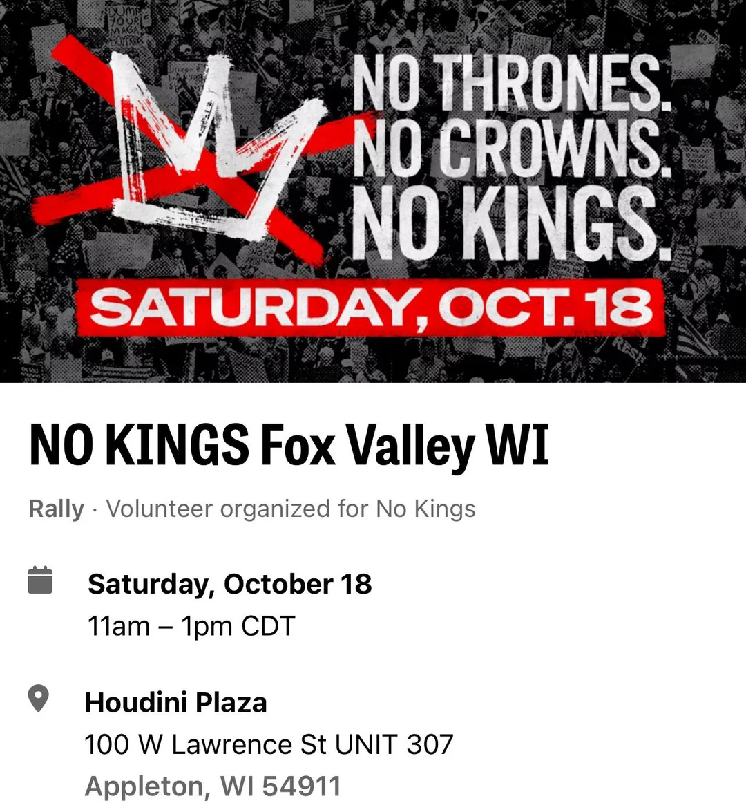 In America, we don’t put up with would-be kings.